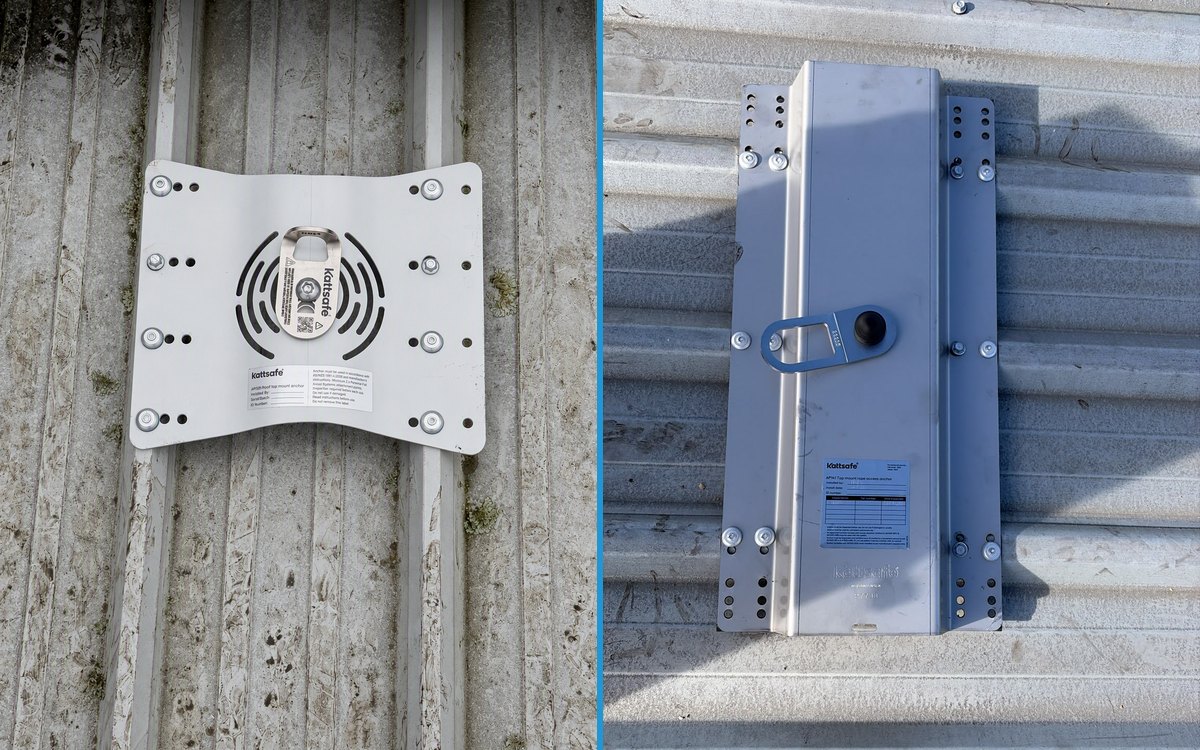 Fall arrest and rope access anchor points compared on a Melbourne rooftop